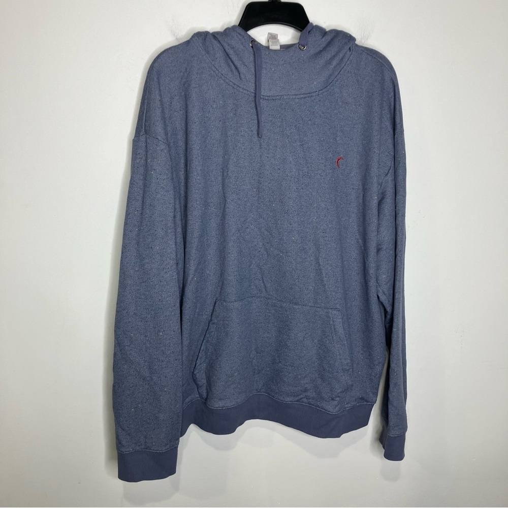 ZYIA Active Terry hoodie blue with multicolored‎ specks women’s size XXXL